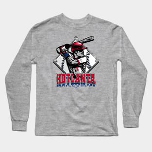 Hotlanta Forever Diamond Baseball Long Sleeve T-Shirt